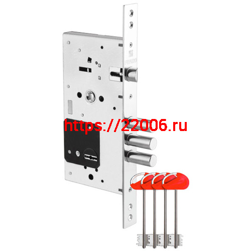 Замок Fuaro (Фуаро) врезной сувальдный MDV25/S-60.85.3R16 4key