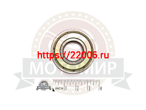 Подшипник 60203 (17х40х12) полузакрытый (6203Z) (Импорт) фото 2