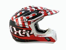 Мотошлем THH TX-12 №13 black/red (L) детский