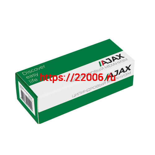 Цилиндровый Ajax (Аякс) механизм (AZ200/90) AZ2000Key90 (40+10+40) CP хром фото 2