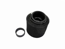 Фильтр воздушный нулевого сопротивления d-42мм PITBIKE (поролон черный) с переходным кольцом