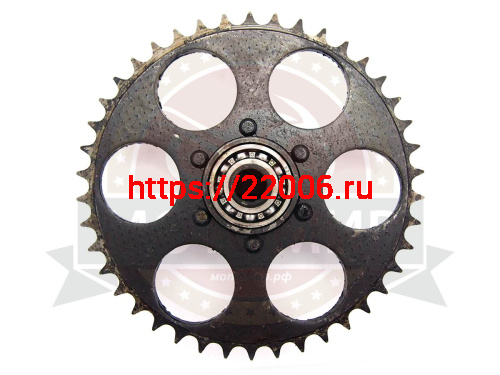 Звезда 42 зуб. (520) цепи, задняя Иж Россия в сборе, шлицевая (ВЫПИСЫВАЙТЕ СОБЕРУТ) фото 2