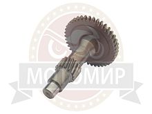 Вал редуктора 157QMJ (ATV150) T150 промежуточный с шестерней L-116 мм 41 зуб (15 зуб)
