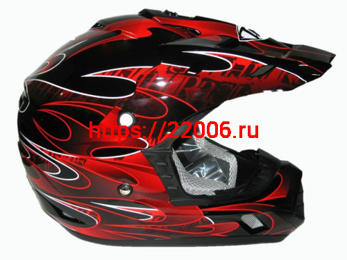 Мотошлем THH TX-12 №3 black/ red (XS)