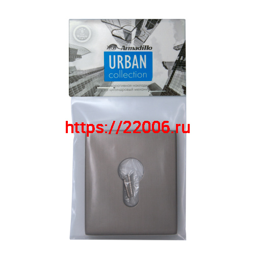 Накладка Armadillo (Армадилло) на цилиндр ESC.C.USS/K (ET Protector/USS) SN матовый никель фото 2