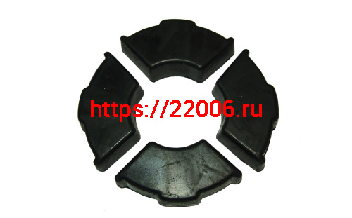Муфта задней звезды HUNTER, YBR125 резиновая (компл 4 шт)