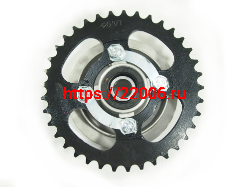 Звезда 37 зуб. (420) цепи, задняя Альфа, Дельта, Zodiak в сборе с основанием фото 4 Звезда 37 зуб. (420) цепи, задняя Альфа, Дельта, Zodiak в сборе с основанием фото 4