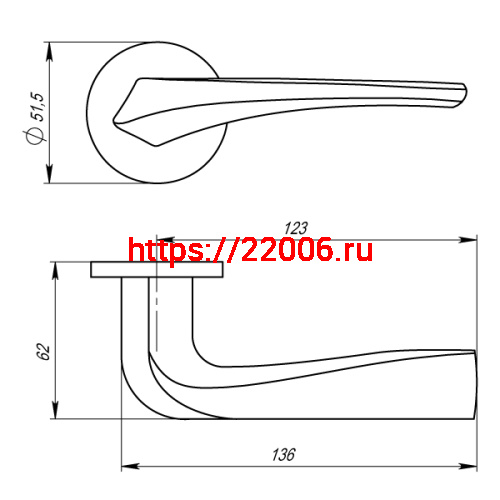 Ручка Armadillo (Армадилло) раздельная R.URS52.FLAME (FLAME URS) AB-7 бронза фото 4 Ручка Armadillo (Армадилло) раздельная R.URS52.FLAME (FLAME URS) AB-7 бронза фото 4