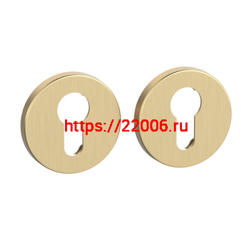 Накладка Punto (Пунто) под цилиндр ET.R.EST.R52 SSG-39 сатинированное золото