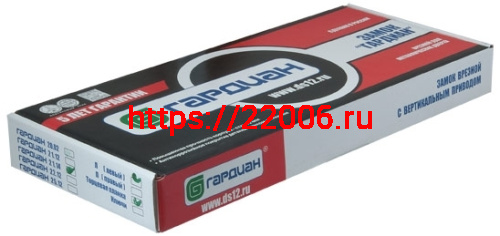 Замок Guardian (Гардиан) врезной сувальдный с защёлкой ЗВ 21.14 Т (прав.) со смен.мех-ом, (без накл), 5+1 кл /123:212/ фото 3