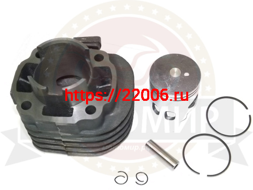 Поршневая группа Yamaha JOG 65 (44 мм) 3KJ, 1PE40QMB палец 10 мм фото 2