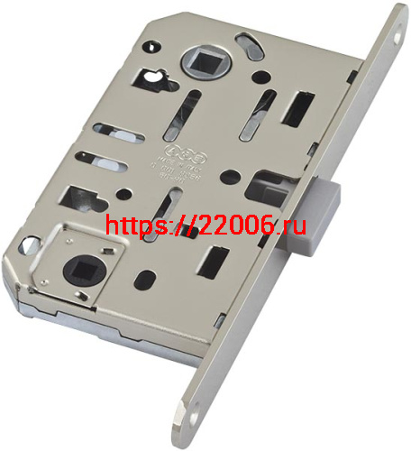 B06102.50.06 AGB (АГБ) (=B04102, B05102) Защелка врезная WC (никель) тех. упак. без отв. пл. MEDIANA POLARIS