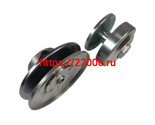 Вариатор TAV2 40, на вал 19, в комплекте 2 шкива, КЛИНОВОЙ (вариатор-19.05мм, ведомый диск- 16.05мм) фото 2