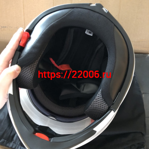 Шлем модуляр "Safelead" HF-118 (поднимается подбородок) NEW карбон (Y03) белый, размер M фото 4 Шлем модуляр "Safelead" HF-118 (поднимается подбородок) NEW карбон (Y03) белый, размер M фото 4