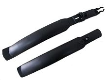 Крылья велосипедные 26" пластик, черные, под V-brake  XINGTAI