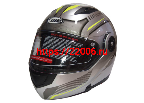 Шлем модуляр COBRA JK115, черный(7), белый с красным(4), серый(6), размеры M внутр.солнцезащ. ОЧКИ фото 4