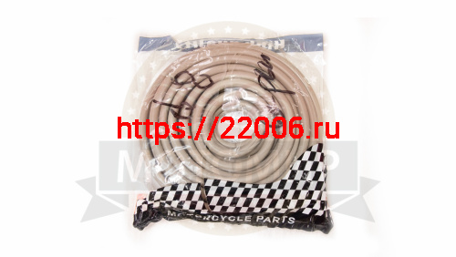 Бензошланг D8,0мм двойной СЕРЫЙ  (1м), бухта 20 м. (как на Хондах) фото 2