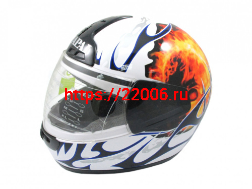 Мотошлем YM-801 белый (S)