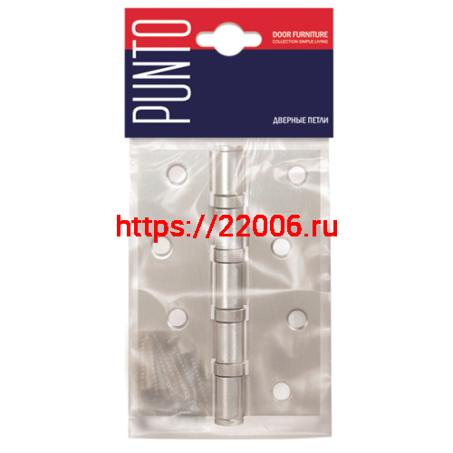 Петля Punto (Пунто) универсальная IN4100U-HD PB (4B/HD 100х70х2.5) латунь ПОДВЕС фото 2