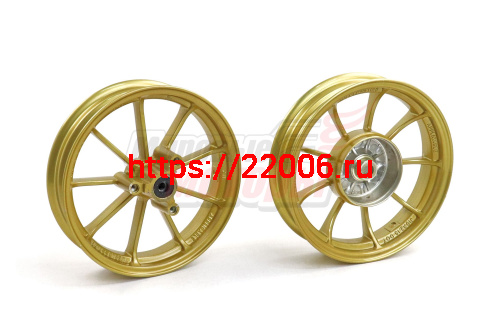 Обода 10" передний/задний литые под дисковый тормоз HONDA DIOZX 25/28/35 (ЗОЛОТОЙ) Обода 10" передний/задний литые под дисковый тормоз HONDA DIOZX 25/28/35 (ЗОЛОТОЙ)