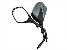 Зеркала заднего вида №69 многогранное, карбон, М8