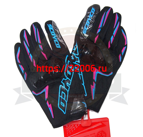 Перчатки SCOYCO (оригинал) MC-101, синие, р-р M Перчатки SCOYCO (оригинал) MC-101, синие, р-р M