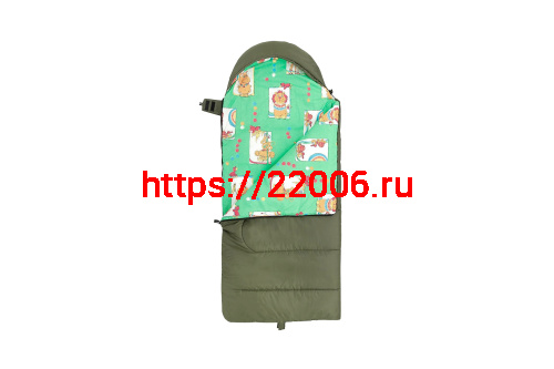 Спальный мешок OLYMPUS Junior 300 (160х70, холлофайбер, лимпопо) (T-HS-SB-OJ-300) Helios- фото 2