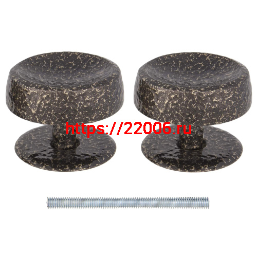 Ручка-кнопка veles (ВЕЛЕС) РК-1 (античная бронза)