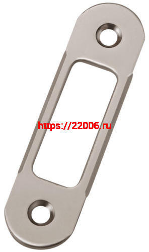 B01402.11.06 AGB (АГБ) Ответная планка (никель) (пласт. вкладыш Easy Matic B01402.16/17 выписывать отдельно)