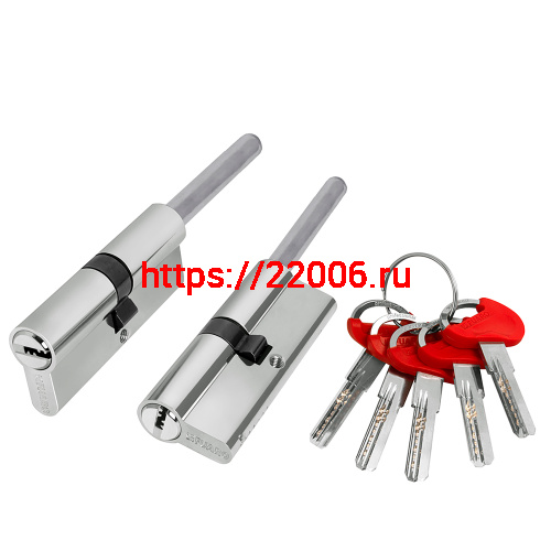 Цилиндровый Fuaro (Фуаро) механизм D-PRO5007 Tang 105 w/k (70+10+25) CP хром 5Key без верт.