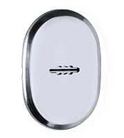 Декоративная Fuaro (Фуаро) накладка ESC 477 (90х65) СP ХРОМ на сувальдный замок с подпружиненными шторками