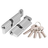 Цилиндровый Ajax (Аякс) механизм (AX202/80) AX2002Knob80 (30+10+40) CP хром с вертушкой