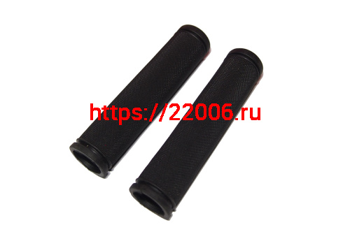 Грипсы для велосипеда 125мм, резина, черные (d-22.2) Грипсы для велосипеда 125мм, резина, черные (d-22.2)
