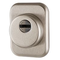 Броненакладка Armadillo (Армадилло) на ЦМ квадрат (от вырывания, 25 мм) ET/ATC-Protector 1-25(SQ) SN-3 Мат.никель box