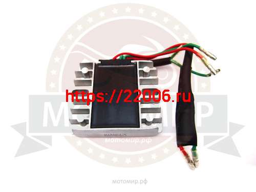 Реле регулятор 3А 36Вт, 2V77F (ФИРМЕННОЕ "LIFAN") (заряда АКБ) (35412) Реле регулятор 3А 36Вт, 2V77F (ФИРМЕННОЕ "LIFAN") (заряда АКБ) (35412)