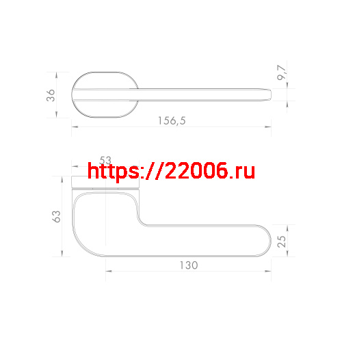 Ручка Armadillo (Армадилло) раздельная R.UCR36.DUNE MWSC-33 итальянский тисненый фото 2