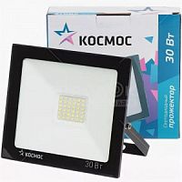 Светодиодный прожектор 30вт КОСМОС, 2400 лм
