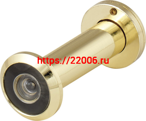 VIEWER Fuaro (Фуаро) 2 DVZ 60x100/16 (оптика пластик, угол обзора 180) GP Золото