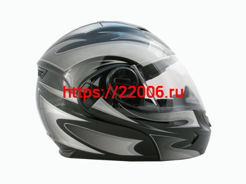 Мотошлем THH T-797 №1 black/ silver (XS)