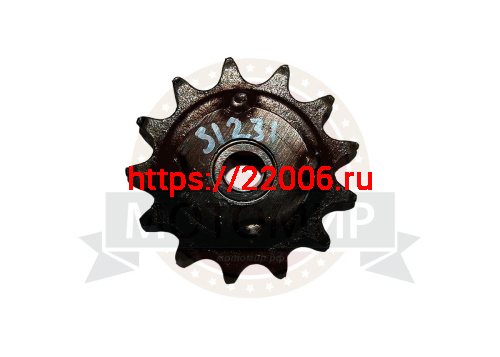 Звезда 13 зуб. натяжителя цепи реверса Лидер в сборе с подшипником (ТСП) Звезда 13 зуб. натяжителя цепи реверса Лидер в сборе с подшипником (ТСП)