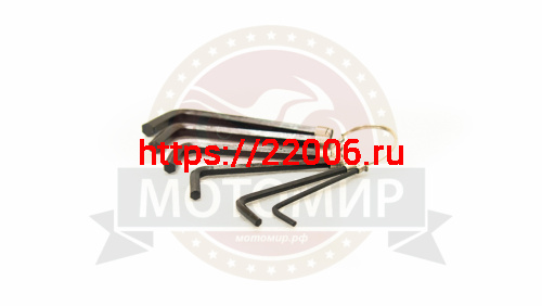 Набор шестигранников на кольце 6 шт., (2/3/4/5/6/7мм) KL-9701A Kenli фото 3 Набор шестигранников на кольце 6 шт., (2/3/4/5/6/7мм) KL-9701A Kenli фото 3
