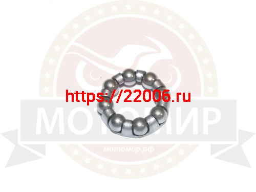 Подшипник вело кареточного узла большой, 8 шариков, 15/64" (5.98мм), D-28.5мм (876905) JK 6502