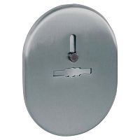 Накладка Fuaro (Фуаро) на сувальдный замок ESC.S-lift.SF/OV.476 (ESC 476) с шторкой SN мат.никель