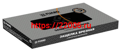 Замок межкомнатный Fuaro (Фуаро) под цилиндр MAGNET M85C-50 SN (матовый никель) фото 2