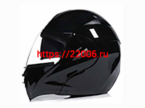 Мотошлем VIRTUE MD-808 трансформер с визором черный (S) Мотошлем VIRTUE MD-808 трансформер с визором черный (S)