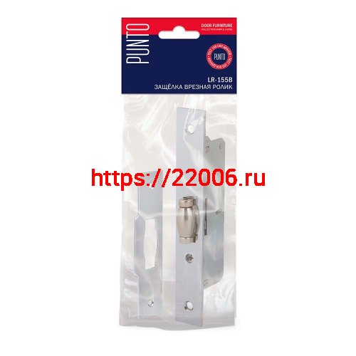 Защелка Punto (Пунто) врезная METLR-155B ролик SN мат.никель фото 2
