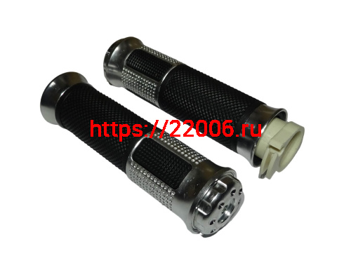 Ручка руля правая (газа) GATAN (3.1.104.084, 3.1.242.035) в сборе с корпусом + ручка левая