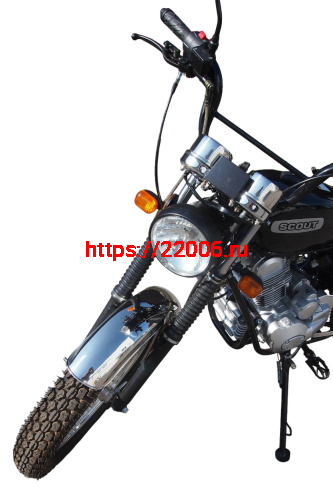 Мотоцикл СКАУТ-6, 200 куб.см., колеса 18", с ПТС фото 2