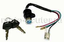 Замок зажигания мопед Альфа, Дельта (4 провода) TMMP