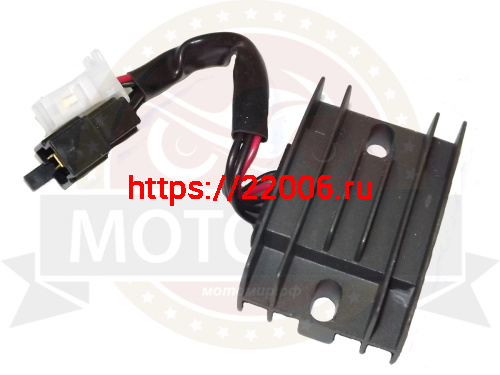 Реле регулятор с проводом 3+2 колодка 3х фазный АТВ, Снегоход, Трицикл